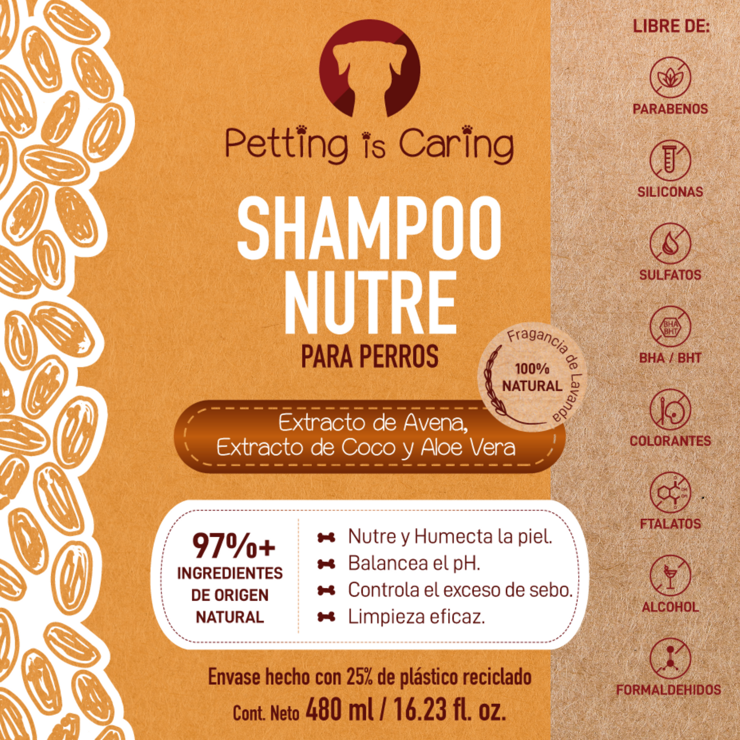 Shampoo para Perro y Gato 480 ML - NUTRE