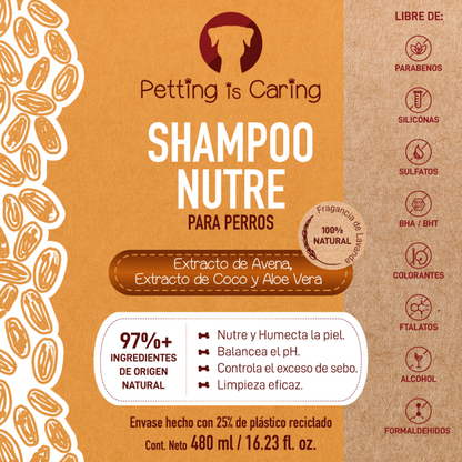 Shampoo para Perro y Gato 480 ML - NUTRE