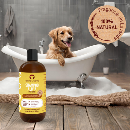 Shampoo para Perro y Gato 480 ML - ALIVIA